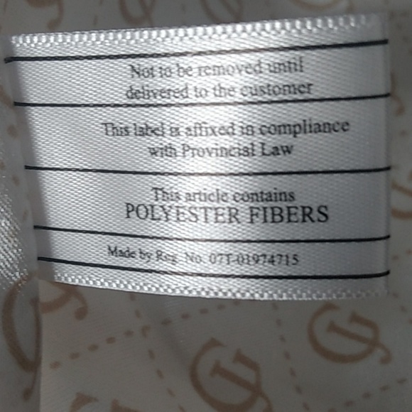 **GUESS**Girls Puffer Winter Coat With a Hoodie Size 8-10 White - Picture 12 of 14